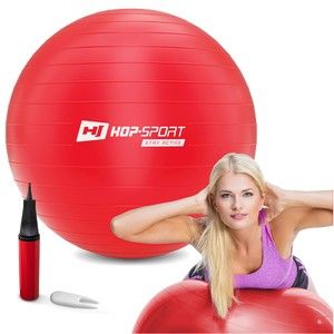 Gymnastická lopta s pumpou 75cm - červená