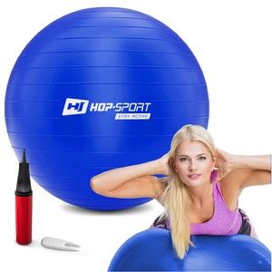 Gymnastická lopta s pumpou 70cm - modrá