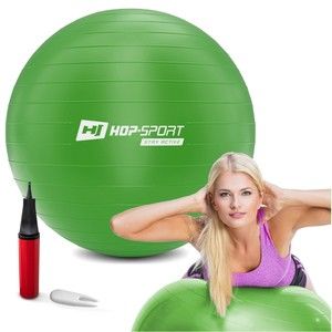 Gymnastická lopta s pumpou 65cm - zelená