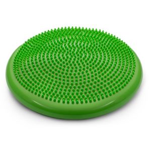 Balančný senzorický disk s výstupkami 34 cm zelený
